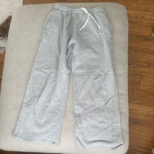 Brandy Melville grey wide leg sweatpants